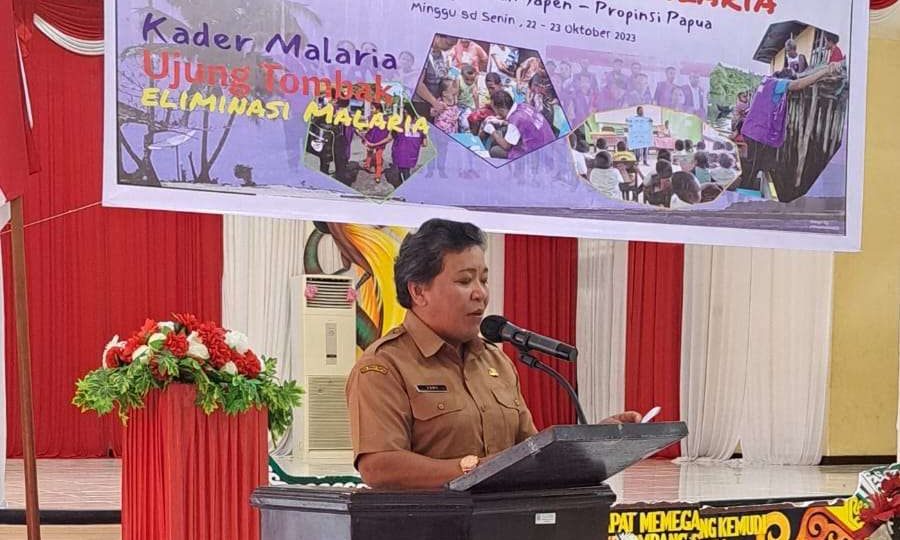 Sekda Yapen Membuka Jambore Kader Malaria Yapen